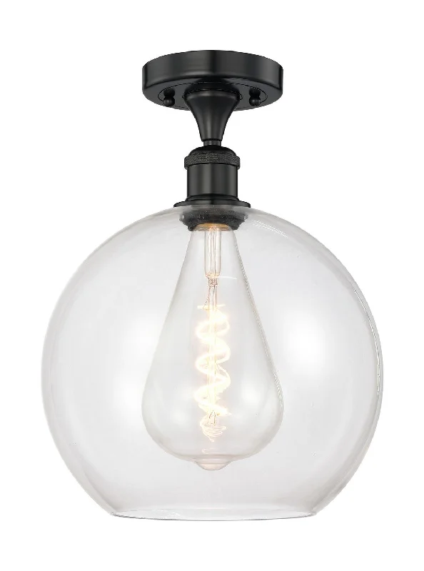 Waterproof Industrial Lighting for Wet AreasEdison One Light Semi-Flush Mount