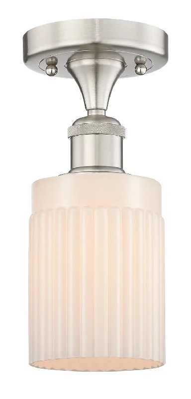 Industrial Lighting for Woodworking FactoriesEdison One Light Semi-Flush Mount