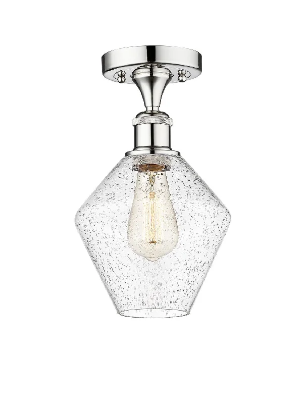 Industrial Flood Lighting for Outdoor Loading DocksEdison One Light Semi-Flush Mount Industrial Flood Lighting for Outdoor Loading DocksEdison One Light Semi-Flush Mount