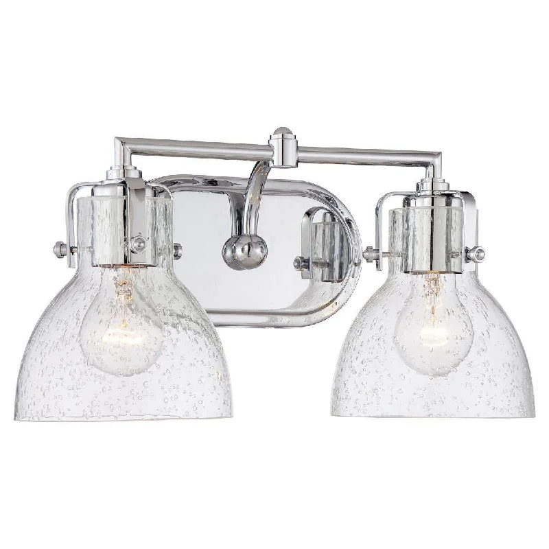 Industrial Lighting for Electronics Manufacturing16 in. 2 Lights Vanity Light Chrome finish Industrial Lighting for Electronics Manufacturing16 in. 2 Lights Vanity Light Chrome finish