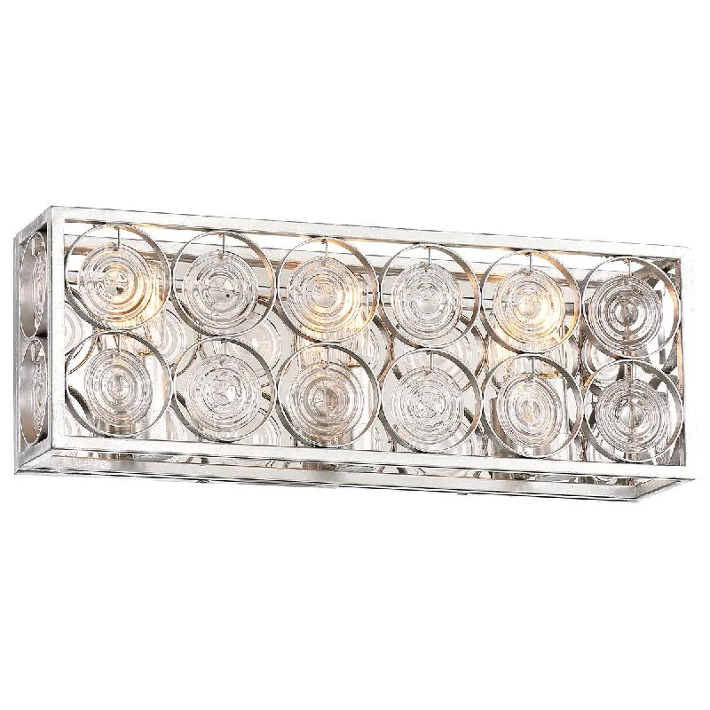 Durable Industrial Lighting for Harsh EnvironmentsCulture Chic 19 in. 2 Lights Bath Bar Silver finish Durable Industrial Lighting for Harsh EnvironmentsCulture Chic 19 in. 2 Lights Bath Bar Silver finish