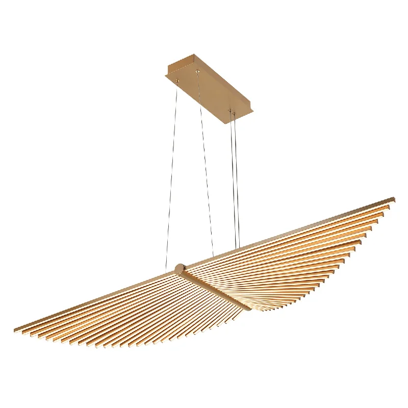 Energy - efficient track lighting fixturesEurofase 46344-021 Seraph LED Winged Chandelier in Gold