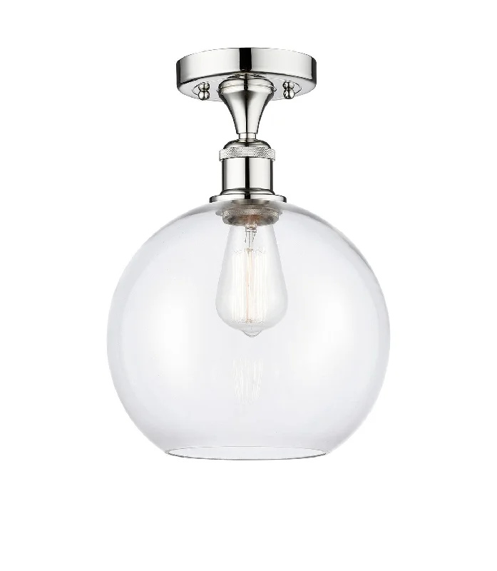 Industrial Lighting for Printing Press FacilitiesEdison One Light Semi-Flush Mount