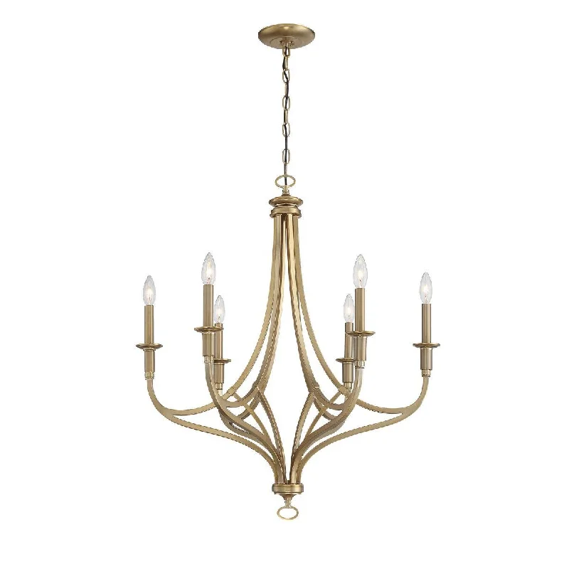 Waterproof Industrial Lighting for Wet AreasCovent Park 28 In. 6 Lights Chandelier Gold Finish Waterproof Industrial Lighting for Wet AreasCovent Park 28 In. 6 Lights Chandelier Gold Finish