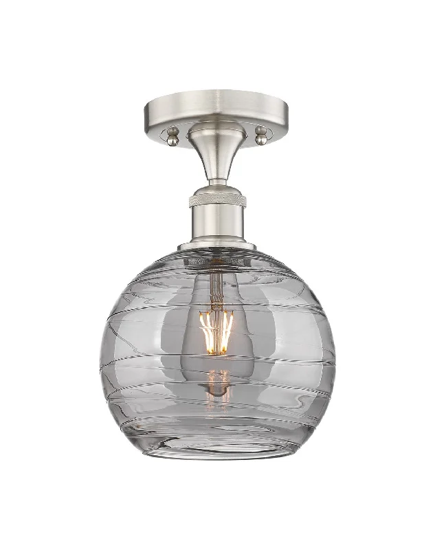 Industrial Lighting for Printing Press FacilitiesEdison One Light Semi-Flush Mount