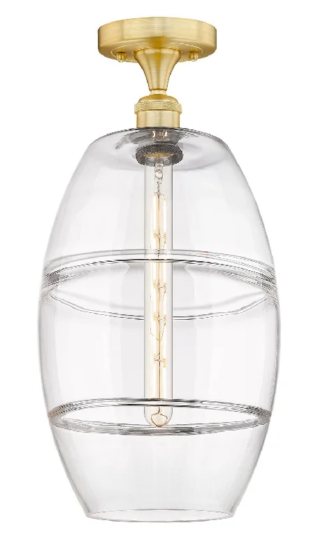 Industrial Lighting for Furniture FactoriesEdison One Light Semi-Flush Mount
