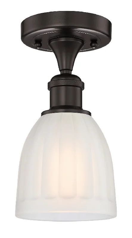 Industrial Lighting for Woodworking FactoriesEdison One Light Semi-Flush Mount