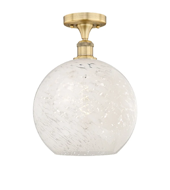 Industrial Pendant Lighting for Machine ShopsEdison LED Semi-Flush Mount