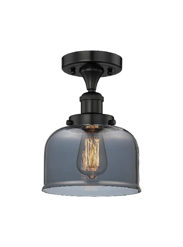 Industrial Ceiling - Mounted Lighting for Assembly PlantsEdison One Light Semi-Flush Mount Industrial Ceiling - Mounted Lighting for Assembly PlantsEdison One Light Semi-Flush Mount