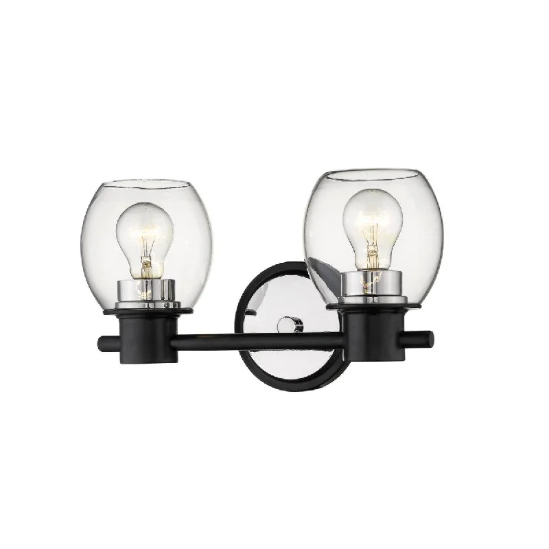 Energy - Efficient Industrial Lighting for Cost - Savings14 in. Vanity Light Black Finish