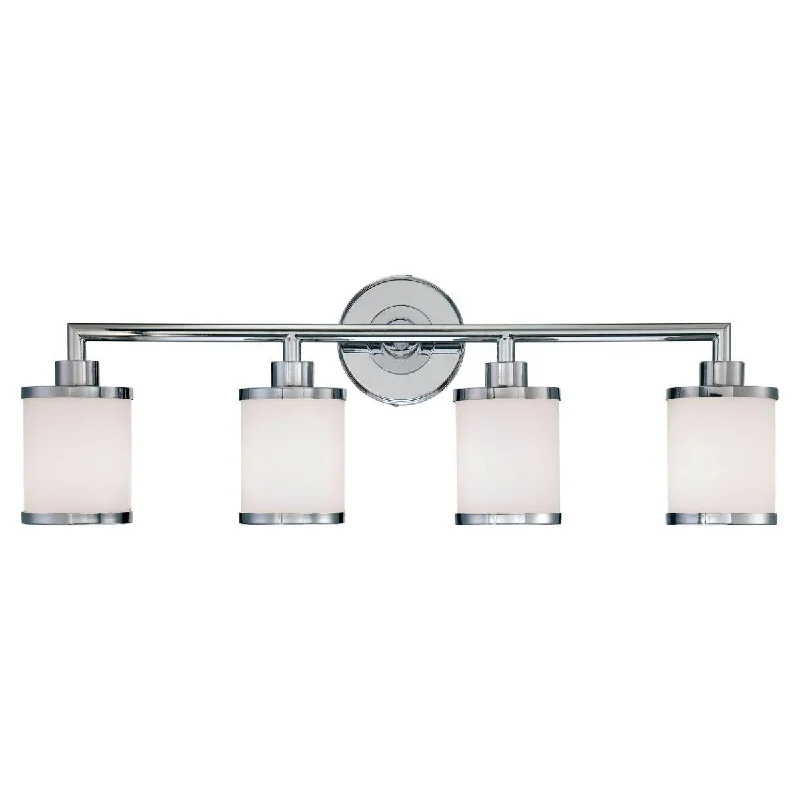 Industrial Lighting for Electronics Manufacturing30.5 in. Vanity Light 4 Lights Chrome Finish