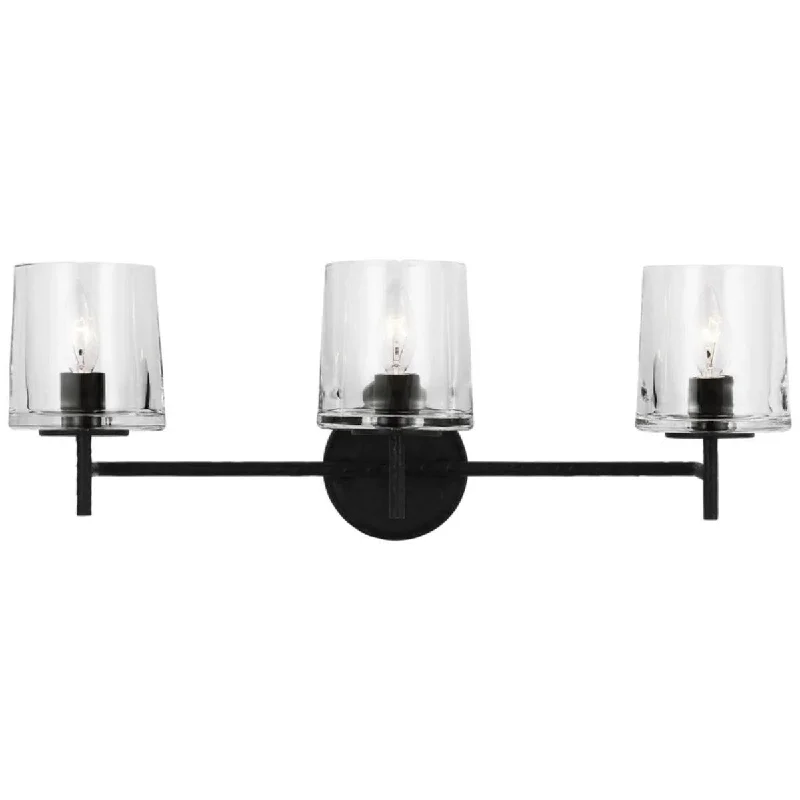 Industrial Flood Lighting for Outdoor Loading DocksMarietta 24 in. 3 Lights Vanity Light iron Finish