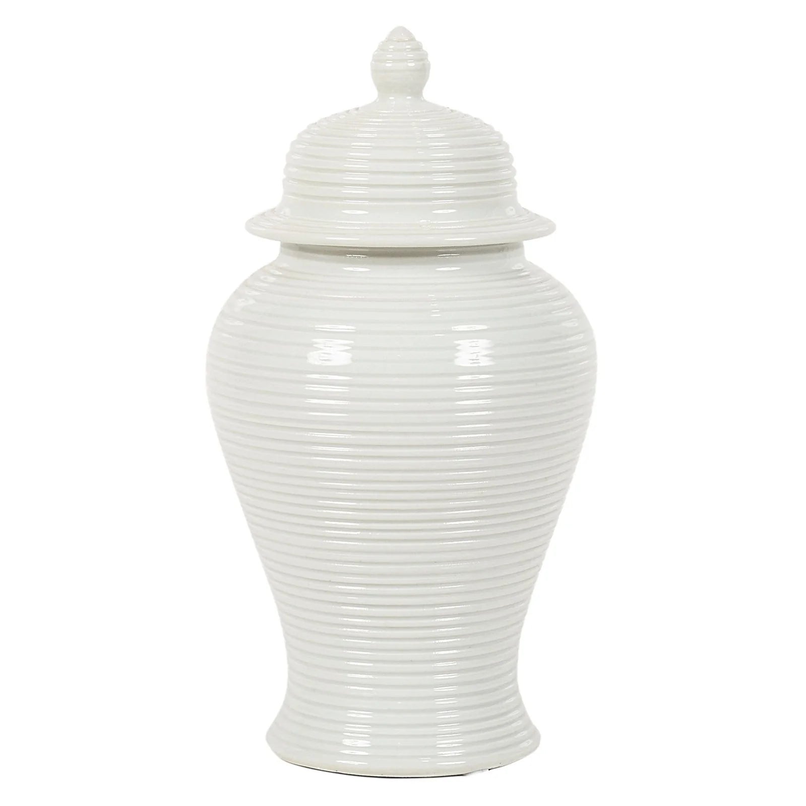 Dimmable track lighting for home officesNina 10''/15" Jar - White Ridged Finish