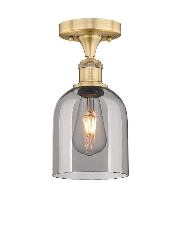 Waterproof Industrial Lighting for Wet AreasEdison One Light Semi-Flush Mount