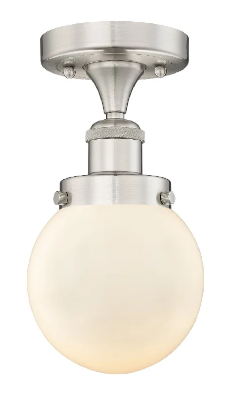 Industrial Lighting for Food Processing FactoriesEdison One Light Semi-Flush Mount