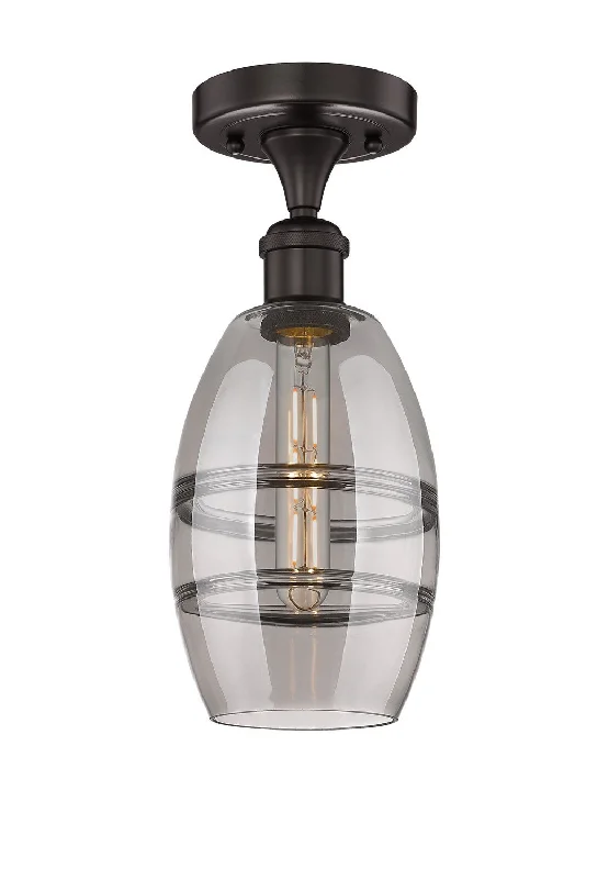Industrial Lighting for Food Processing FactoriesEdison One Light Semi-Flush Mount