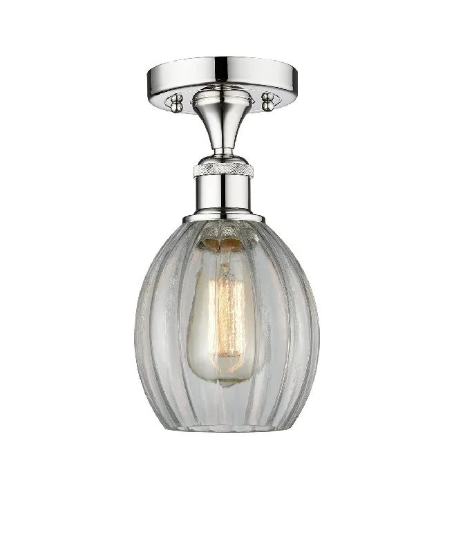 Industrial Lighting for Food Processing FactoriesEdison One Light Semi-Flush Mount Industrial Lighting for Food Processing FactoriesEdison One Light Semi-Flush Mount