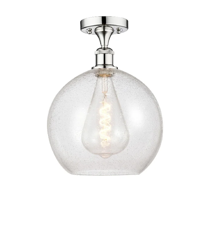 Dust - Resistant Industrial Lighting for Dirty WorkspacesEdison One Light Semi-Flush Mount