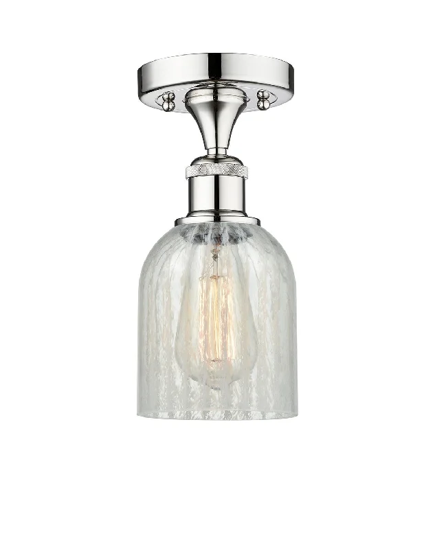 Industrial Lighting for Metal Fabrication ShopsEdison One Light Semi-Flush Mount