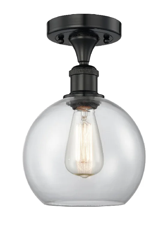 Industrial Lighting for Woodworking FactoriesEdison One Light Semi-Flush Mount