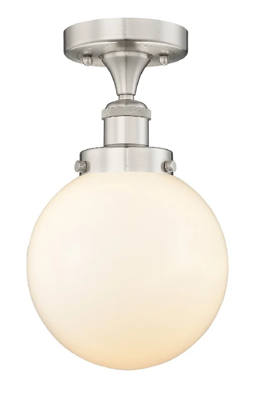 Industrial Lighting for Textile MillsEdison One Light Semi-Flush Mount