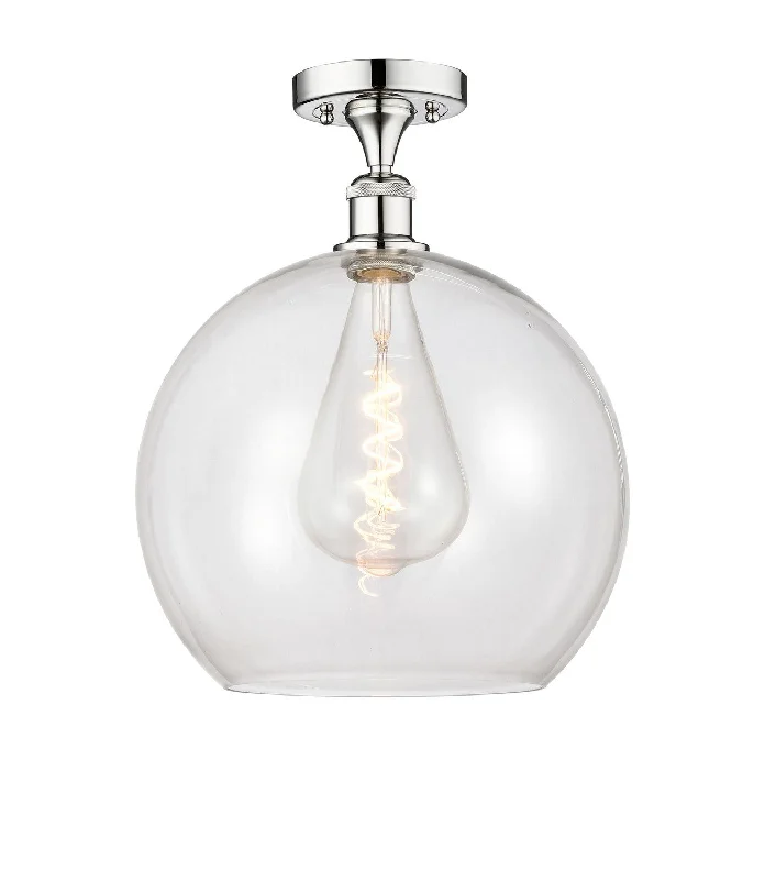Industrial Lighting for Chemical PlantsEdison One Light Semi-Flush Mount