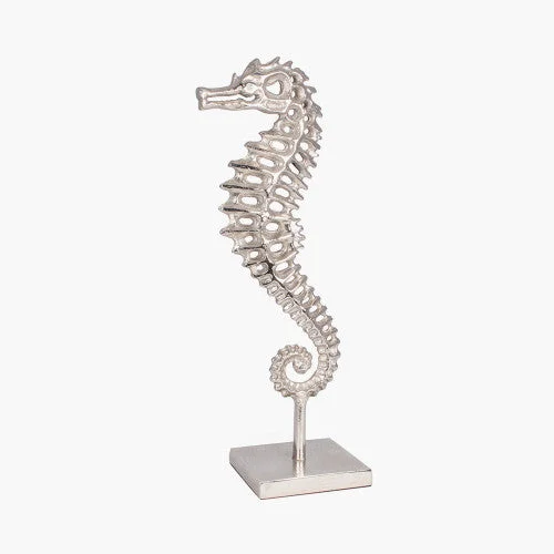 White track lighting for a clean lookSea Horse Decoration - Raw Aluminium & Nickel Finish White track lighting for a clean lookSea Horse Decoration - Raw Aluminium & Nickel Finish