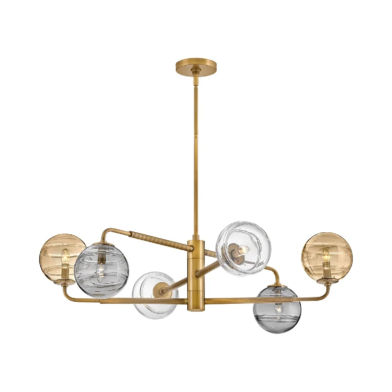 Track lighting with motion - sensor capabilitiesOberon Chandelier