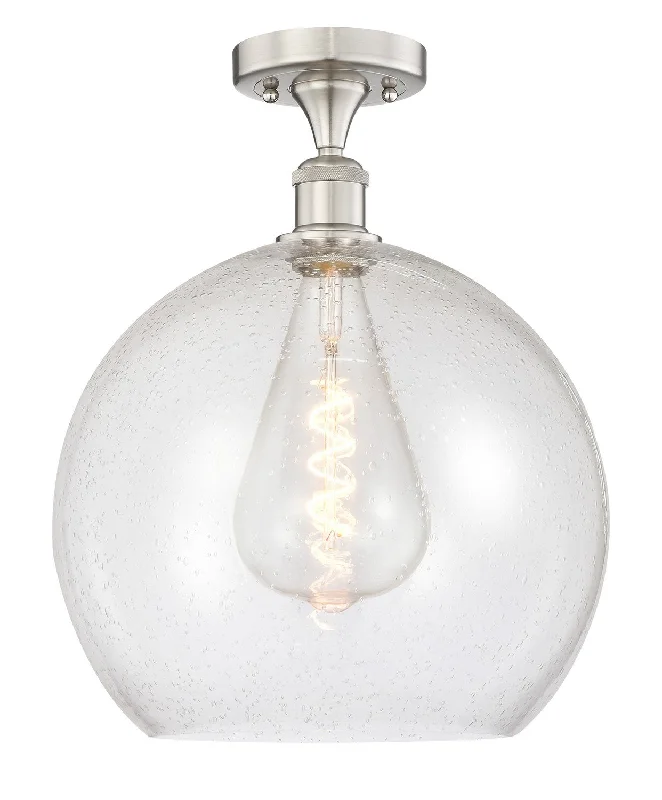 Dust - Resistant Industrial Lighting for Dirty WorkspacesEdison One Light Semi-Flush Mount Dust - Resistant Industrial Lighting for Dirty WorkspacesEdison One Light Semi-Flush Mount