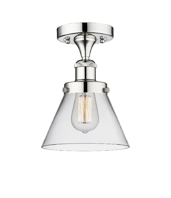 Industrial Lighting for Food Processing FactoriesEdison One Light Semi-Flush Mount