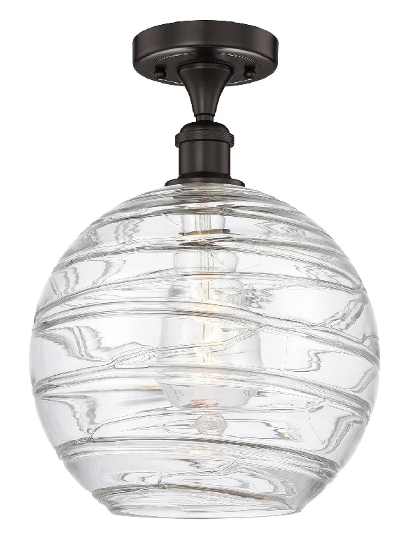 Dust - Resistant Industrial Lighting for Dirty WorkspacesEdison One Light Semi-Flush Mount