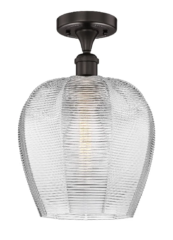 Waterproof Industrial Lighting for Wet AreasEdison One Light Semi-Flush Mount