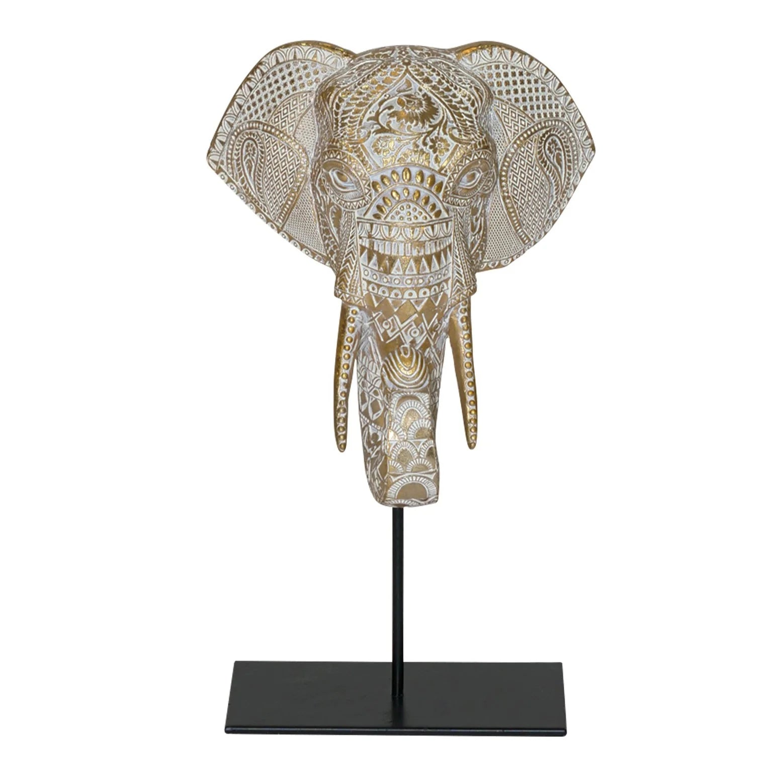 Track lighting with swivel heads for precise aimingElephant Small/Large Head - Gold & White Finish Track lighting with swivel heads for precise aimingElephant Small/Large Head - Gold & White Finish