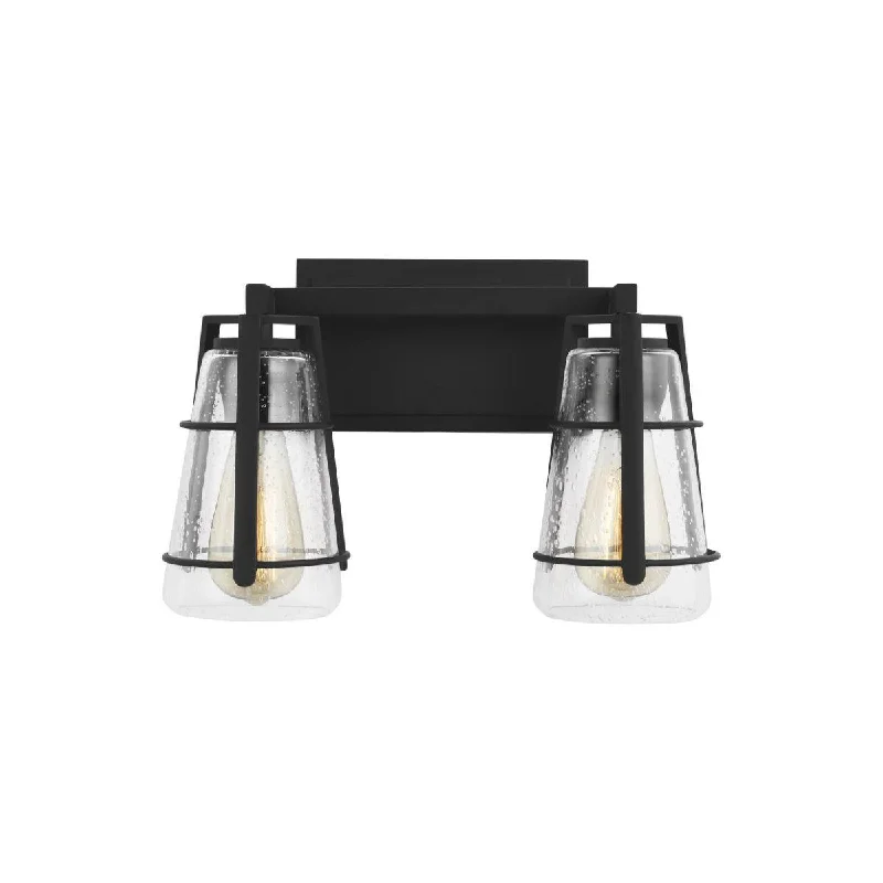 Explosion - Proof Industrial Lighting for Hazardous LocationsAdelaide 15 in. 2 Lights Vanity Light Black Finish
