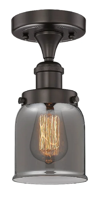 Industrial Area Lighting for Large Open SpacesEdison One Light Semi-Flush Mount