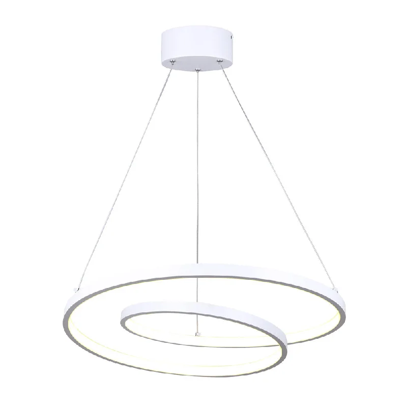 Track lighting with a brushed nickel finishCanarm LCH259A20WH Livana White LED Chandelier Track lighting with a brushed nickel finishCanarm LCH259A20WH Livana White LED Chandelier