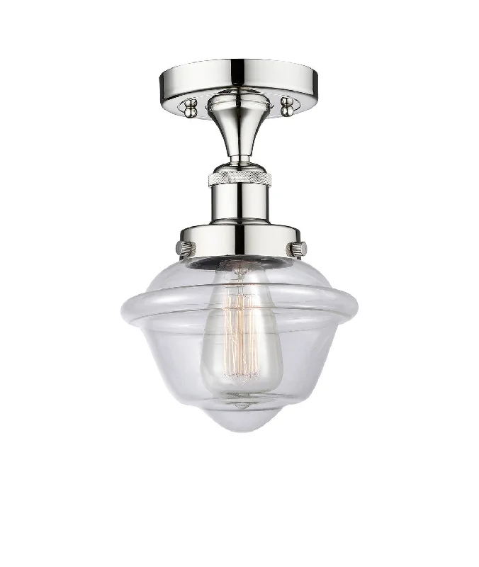 Industrial Flood Lighting for Outdoor Loading DocksEdison One Light Semi-Flush Mount Industrial Flood Lighting for Outdoor Loading DocksEdison One Light Semi-Flush Mount