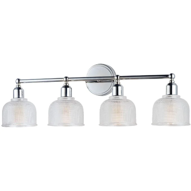 Industrial Lighting for Food Processing FactoriesHollow 31 in. 4 Lights Vanity Light Polished Chrome Finish Industrial Lighting for Food Processing FactoriesHollow 31 in. 4 Lights Vanity Light Polished Chrome Finish
