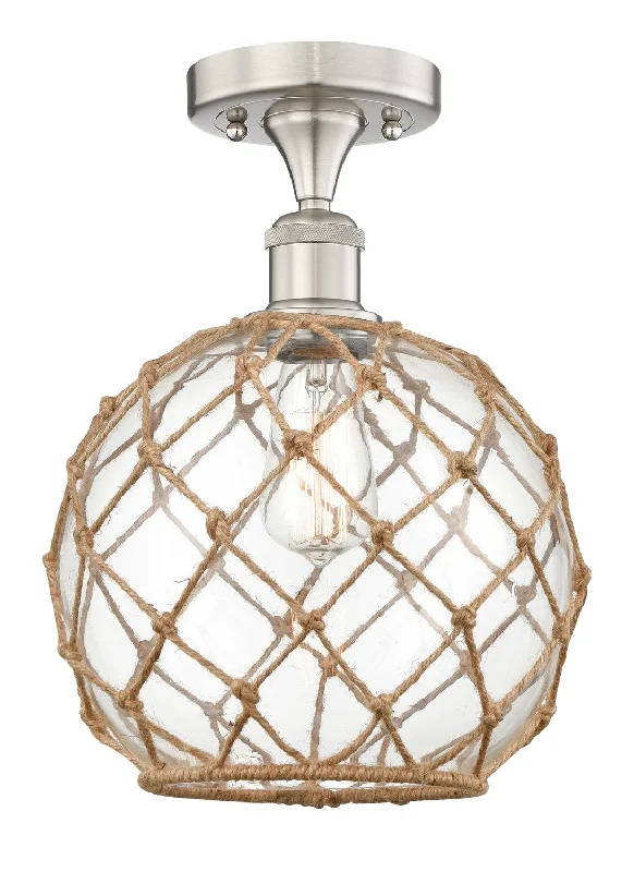 Dust - Resistant Industrial Lighting for Dirty WorkspacesEdison One Light Semi-Flush Mount Dust - Resistant Industrial Lighting for Dirty WorkspacesEdison One Light Semi-Flush Mount
