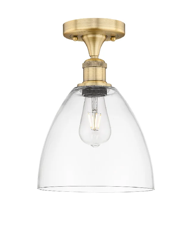 Industrial Lighting for Woodworking FactoriesEdison One Light Semi-Flush Mount