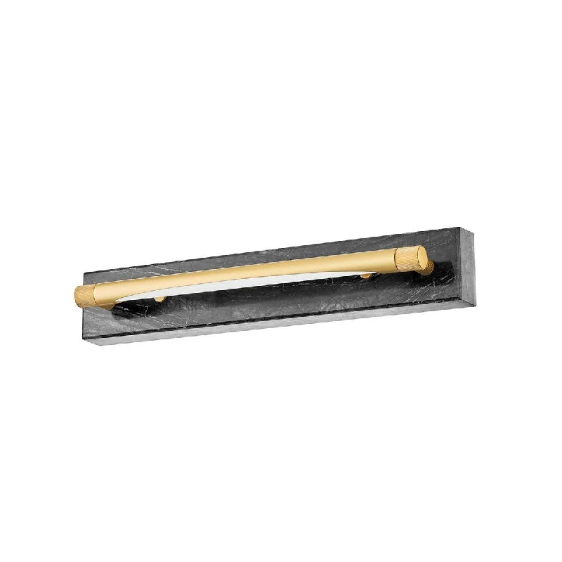 Industrial Lighting for Printing Press FacilitiesHayden 18 in. LED Bath Bar Brass finish