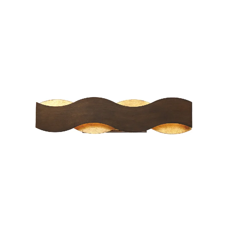 High - lumen track lighting for bright spacesEurofase 31785-016 Vaughan 24 Inch LED Bath Bar in Bronze