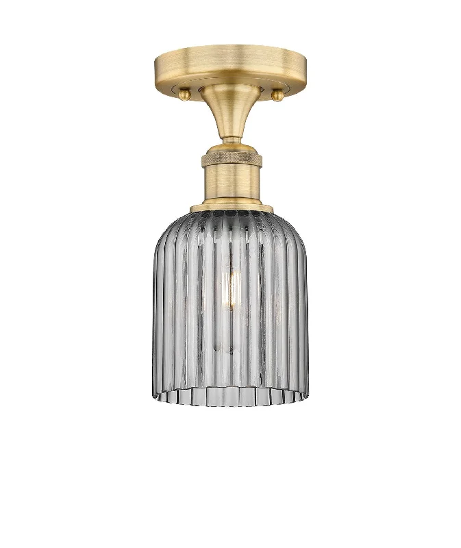 Industrial Lighting for Chemical PlantsEdison One Light Semi-Flush Mount