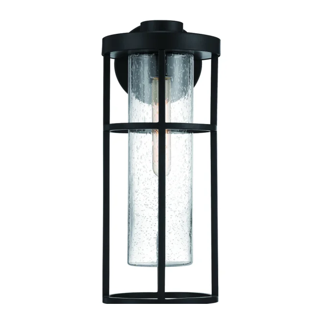 Track lighting for illuminating walkwaysCraftmade ZA4214-MN Encompass 1 Light Medium Outdoor Wall Mount in Midnight