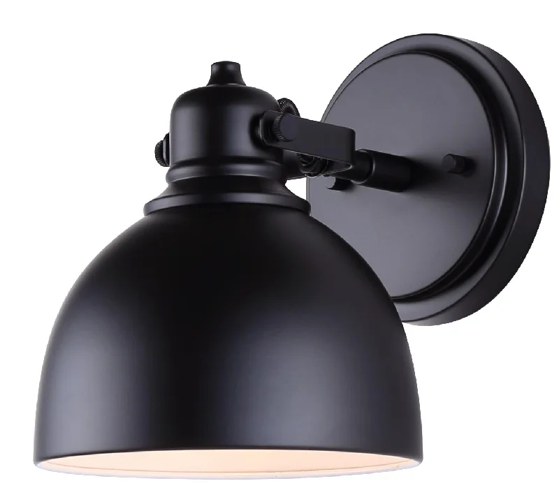 Track lighting for rental propertiesCanarm IVL622A01BK Polo 1 Light Vanity Sconce
