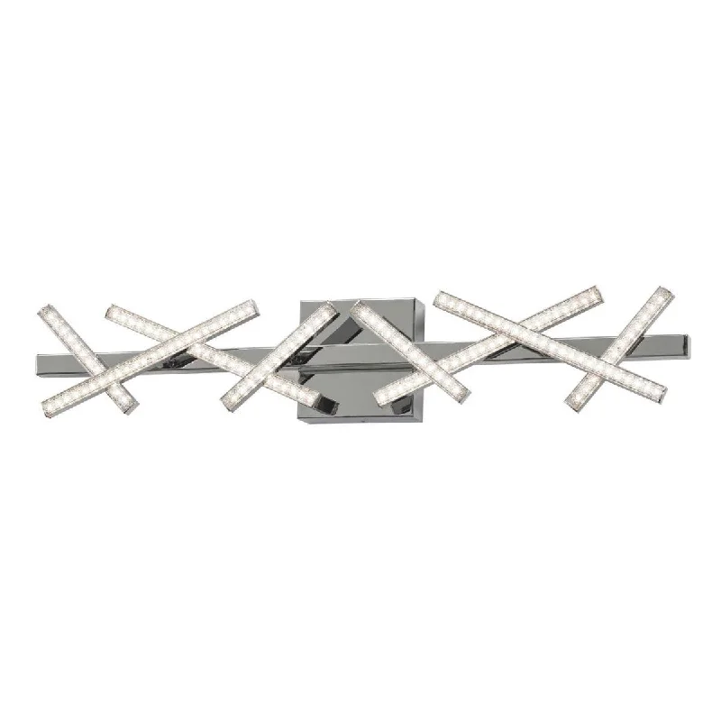 Durable Industrial Lighting for Harsh EnvironmentsLuca 24 in. LED Vanity Light Polished Chrome finish
