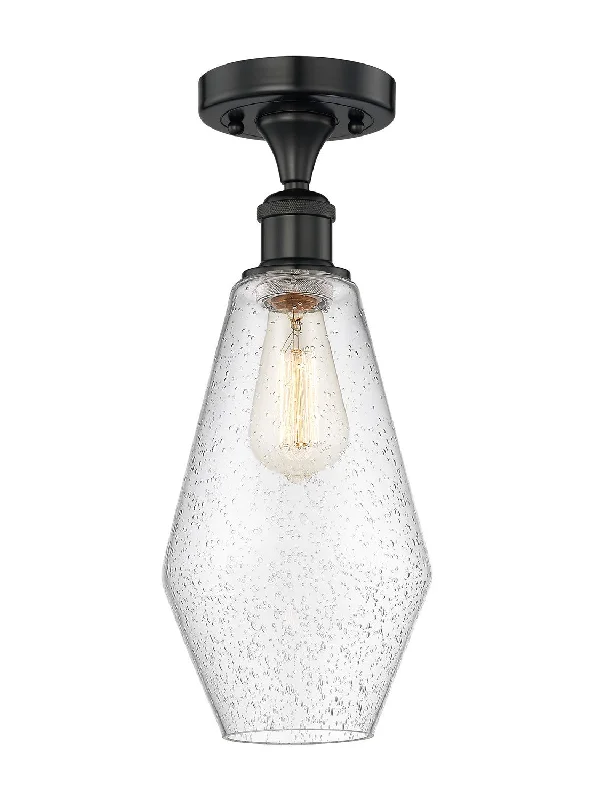 Industrial Lighting for Printing Press FacilitiesEdison One Light Semi-Flush Mount Industrial Lighting for Printing Press FacilitiesEdison One Light Semi-Flush Mount