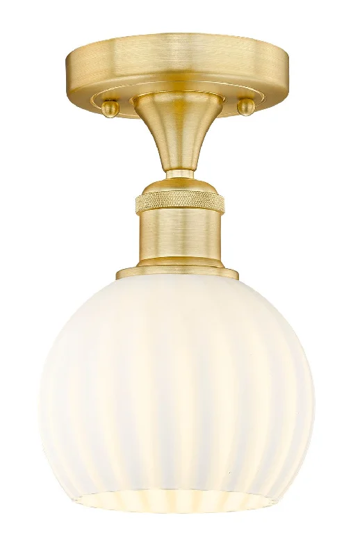 Waterproof Industrial Lighting for Wet AreasEdison LED Semi-Flush Mount