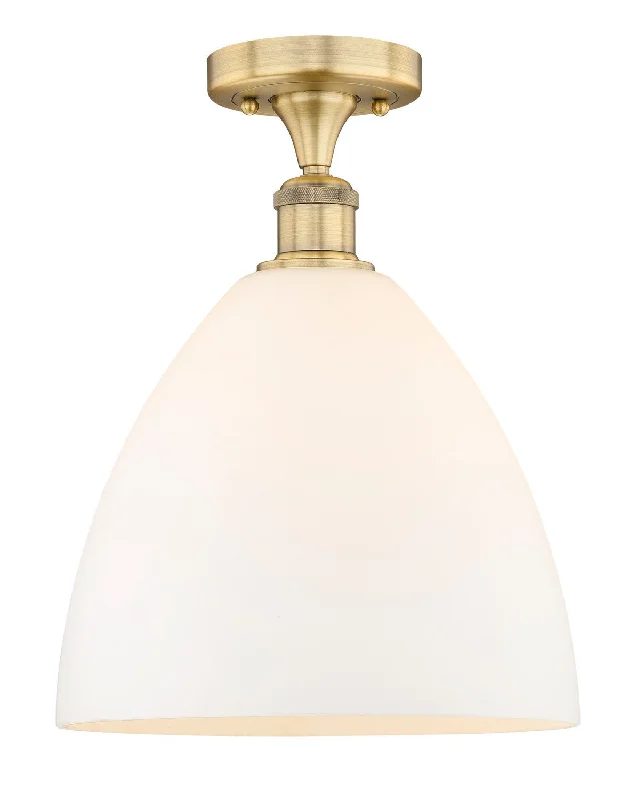 Low - Bay Industrial Lighting Fixtures for Small FactoriesEdison One Light Semi-Flush Mount