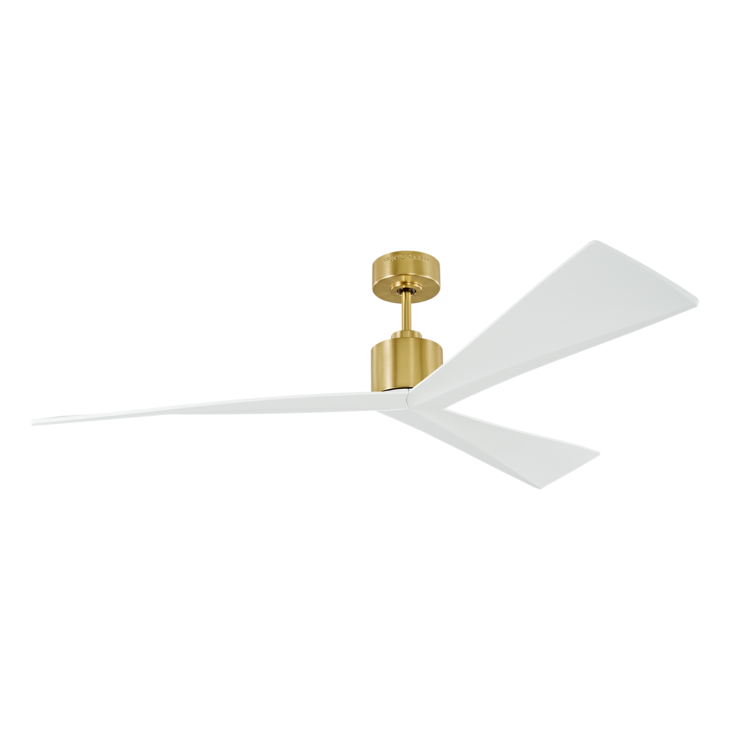 Smart track lighting with voice control3ADR60BBS Adler 60 Inch Ceiling Fan in White and Brushed Brass